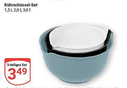 Rührschüssel-Set 1,5 l, 2,0 l, 3,0 l