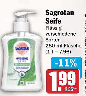 Sagrotan Seife Flüssig verschiedene Sorten 250 ml Flasche