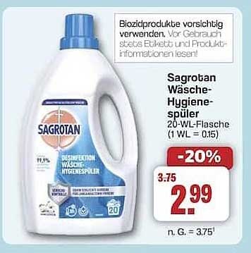 Sagrotan Wäsche-Hygienesprüler 20-WL-Flasche