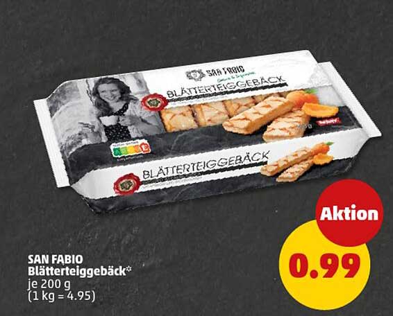 SAN FABIO Blätterteiggebäck* je 200 g