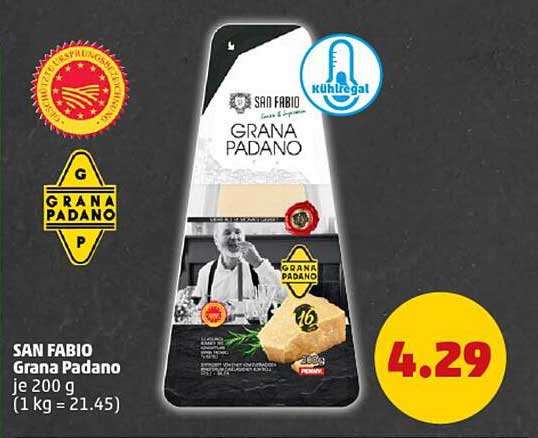 SAN FABIO Grana Padano je 200 g