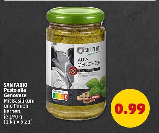 SAN FABIO Pesto alla Genovese 190 g