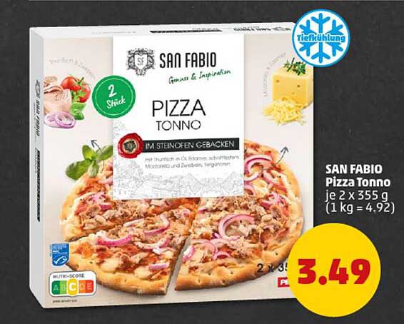 SAN FABIO Pizza Tonno - 2 Stück für 3,49 €