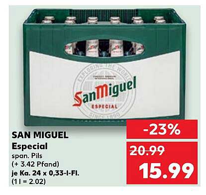SAN MIGUEL Especial span. Pils (24 x 0,33 l)