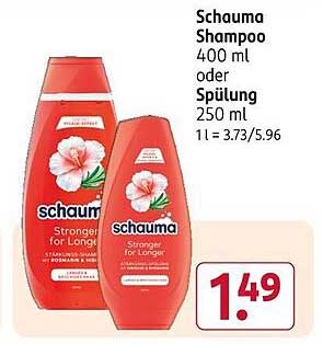 Schauma Shampoo 400 ml oder Spülung 250 ml