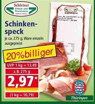 Schinken-Speck - 20% billiger!
