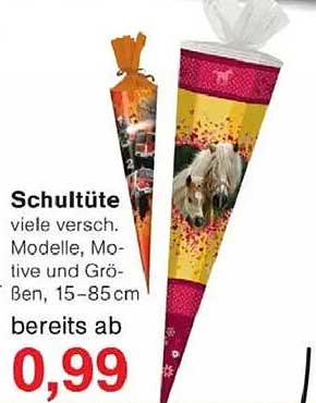 Schultüten – viele verschiedene Modelle, Motive und Größen