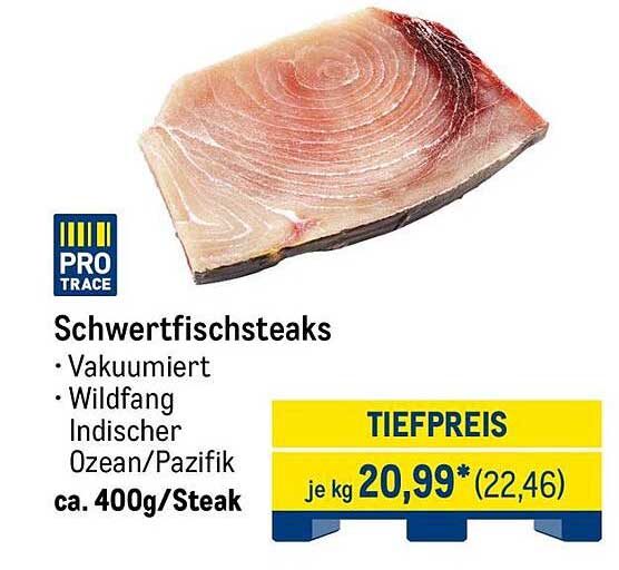 Schwertfischsteaks - Wildfang aus dem Indischen Ozean/Pazifik