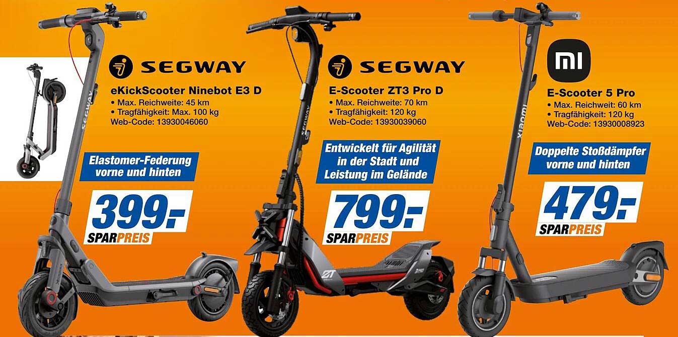 Segway eKickScooter Ninebot E3 D