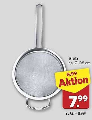 Sieb ca. Ø 19,5 cm - Aktion bei Famila Nord Ost