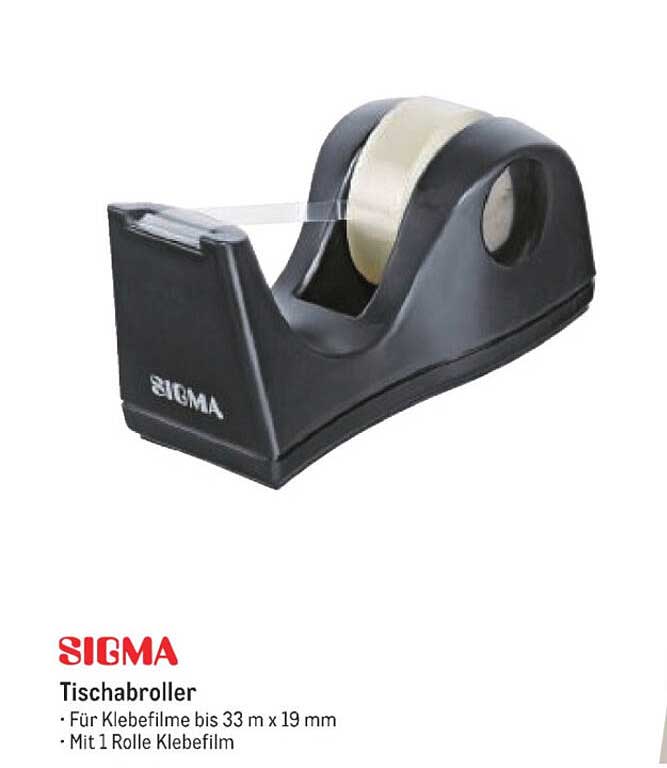 SIGMA Tischabroller mit Klebefilm