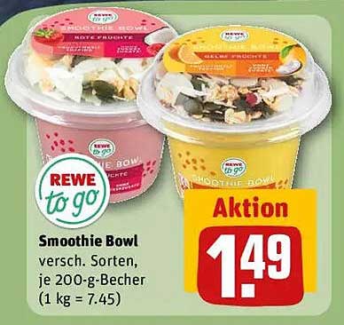 Smoothie Bowl versch. Sorten, je 200-g-Becher
