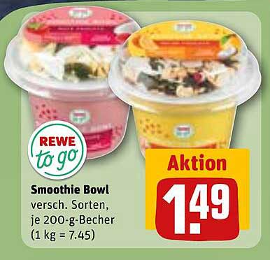 Smoothie Bowl - verschiedene Sorten, 200-g-Becher