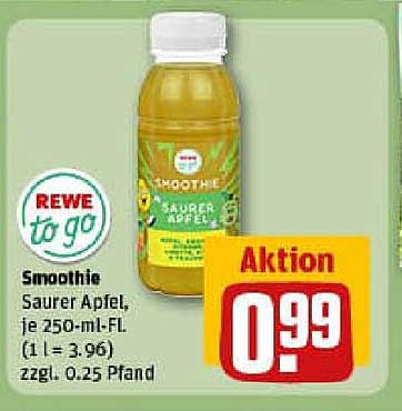 Smoothie Sauer Apfel, je 250-ml-Flasche