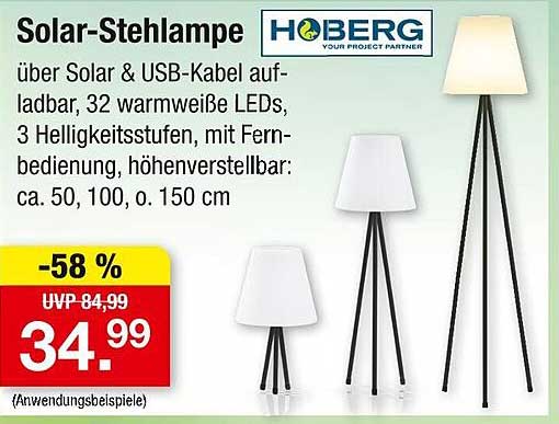 Solar-Stehlampe