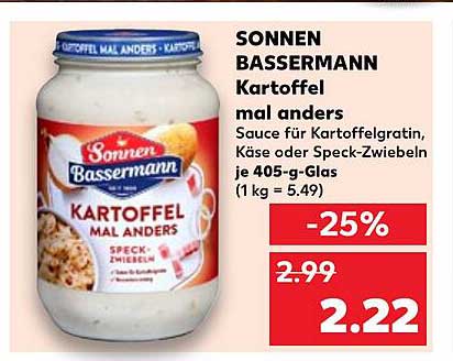 SONNEN BASSERMANN Kartoffel mal anders 405-g-Glas