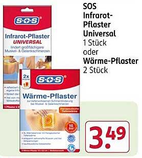 SOS Infrarot-Pflaster Universal und Wärme-Pflaster