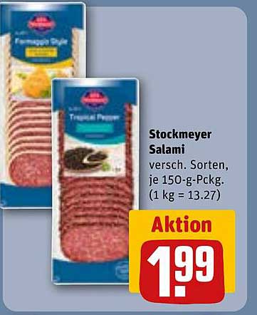 Stockmeyer Salami, verschiedenste Sorten, je 150-g-Pckg.