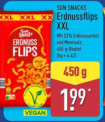 SUN SNACKS Erdnussflips XXL