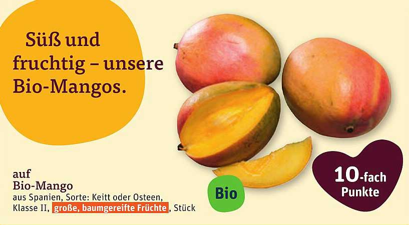 Süß und fruchtig – unsere Bio-Mangos