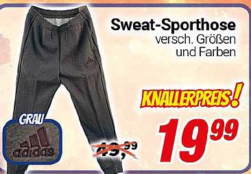Sweat-Sporthose in verschiedenen Größen und Farben