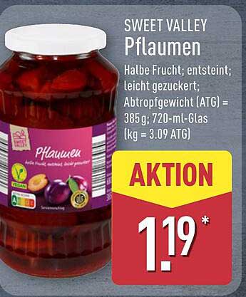 SWEET VALLEY Pflaumen