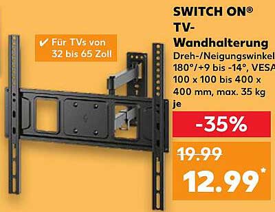SWITCH ON® TV-Wandhalterung