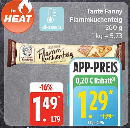 Tante Fanny Flammkuchenteig 260 g