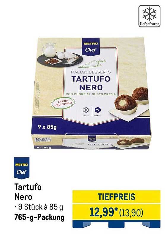 Tartufo Nero - Italienische Desserts von METRO Chef