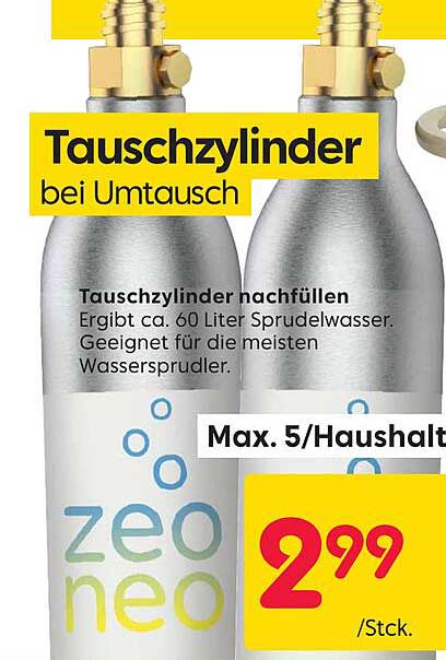 Tauschzylinder bei Umtausch