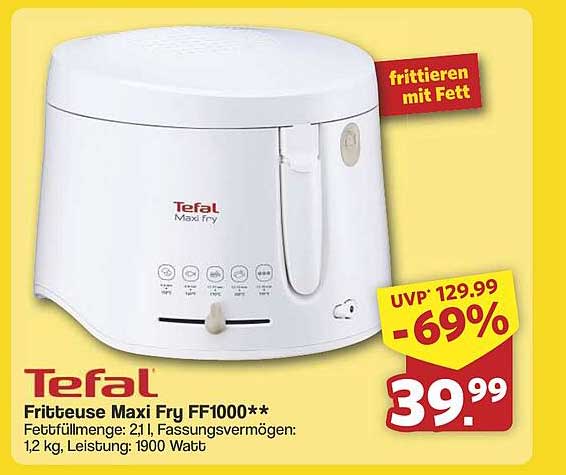 Tefal Fritteuse Maxi Fry FF1000**