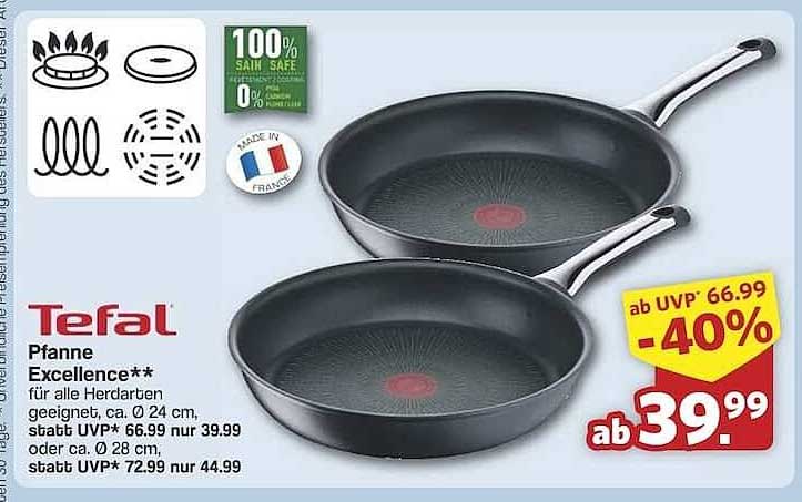 Tefal Pfanne Excellence für alle Herdarten
