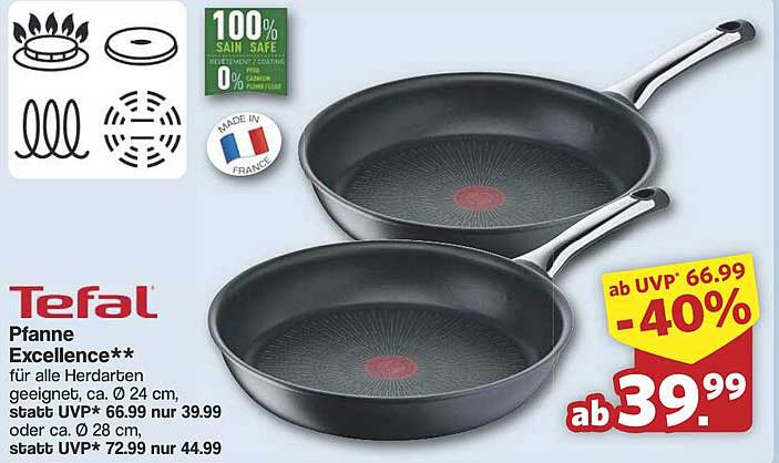 Tefal Pfanne Excellence** für alle Herdarten