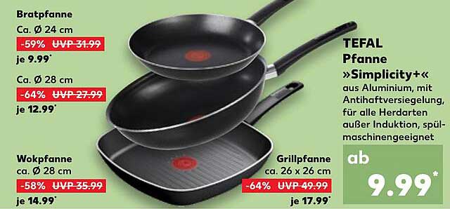 TEFAL Pfanne »Simplicity+«