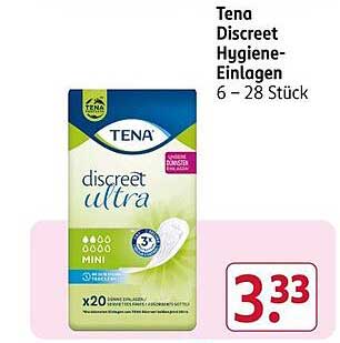 Tena Discreet Hygiene-Einlagen 6 – 28 Stück