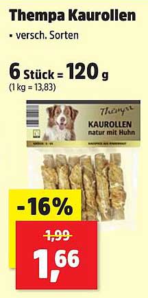 Thempa Kaurollen - 6 Stück für nur 1,66 €