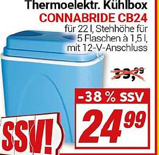 Thermoelektrische Kühlbox CONNABRIDE CB24