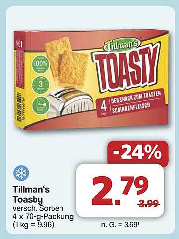 Tillman’s Toasty - Der Snack zum Toasten!