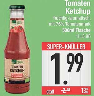 Tomaten Ketchup 500ml Flasche