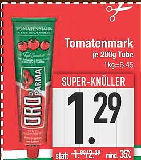 Tomatenmark je 200g Tube