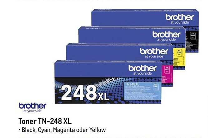 Toner TN-248 XL - Black, Cyan, Magenta oder Yellow
