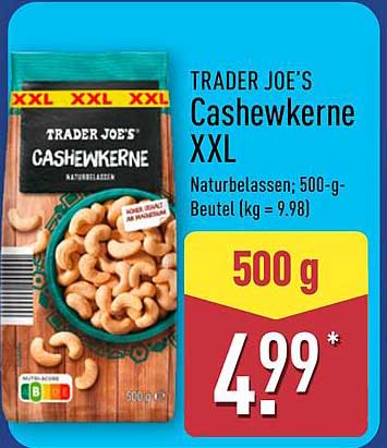 TRADER JOE'S Cashewkerne XXL