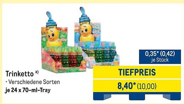 Trinketto – Leckere Getränke für Groß und Klein
