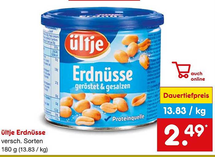 Ültje Erdüsse geröstet & gesalzen 180 g