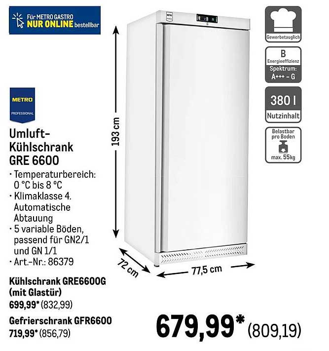 Umluft-Kühlschrank GRE 6600