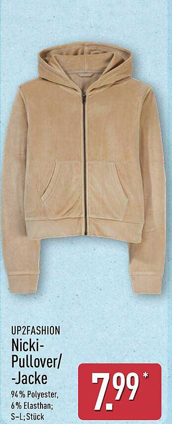 UP2FASHION Nicki-Pullover-/Jacke