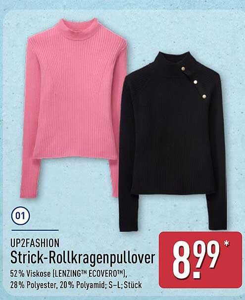 UP2FASHION Strick-Rollkragenpullover