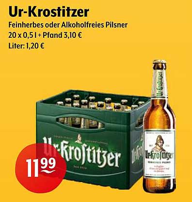 Ur-Krostitzer Feinhopfen Pilsner 20 x 0,5 l