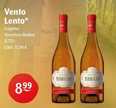 Vento Lento Lugana 0,75 l - 2 Flaschen zum Vorteilspreis