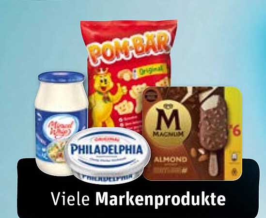 Viele Markenprodukte